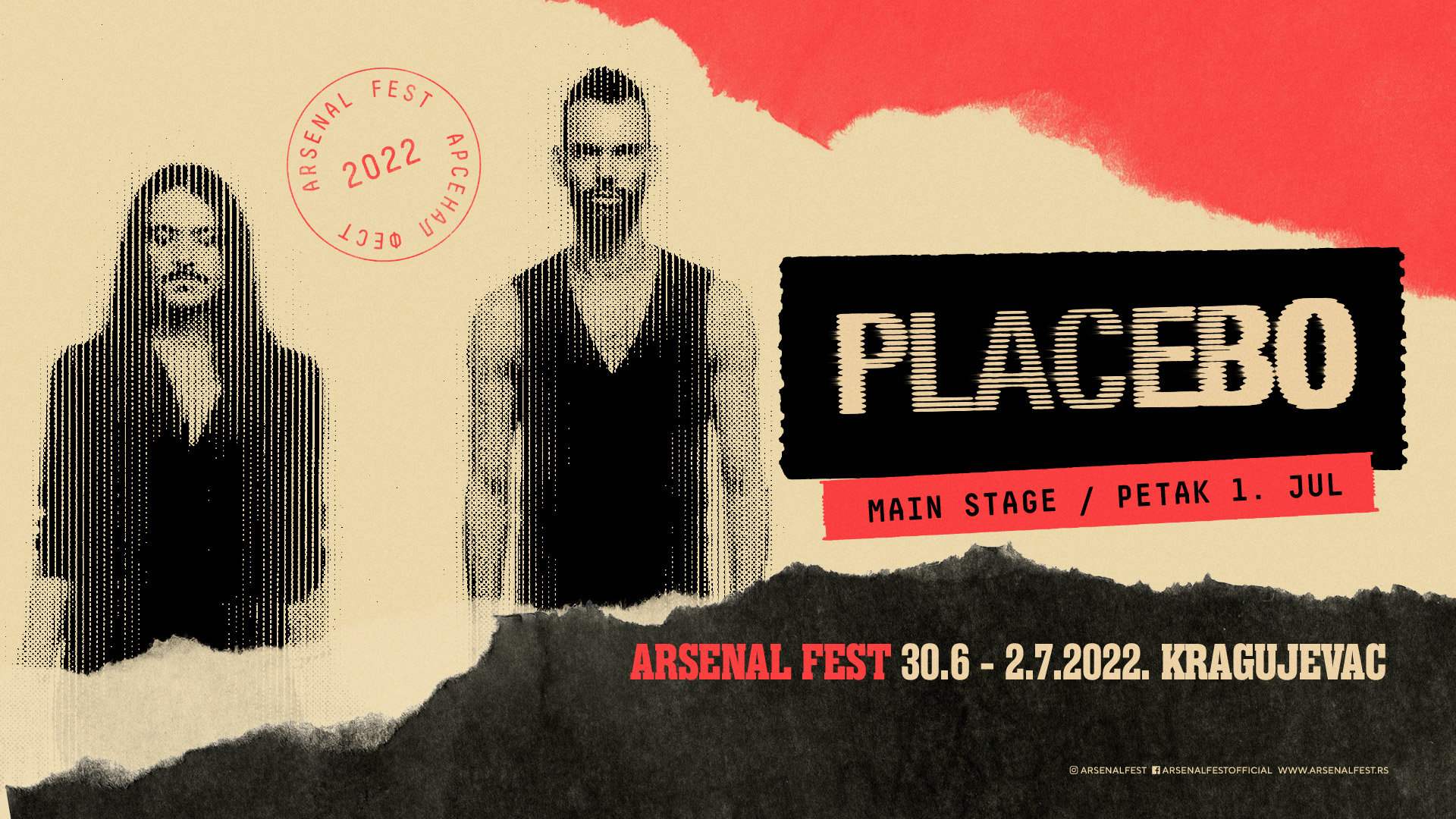 Placebo prvo ime Arsenal festa!