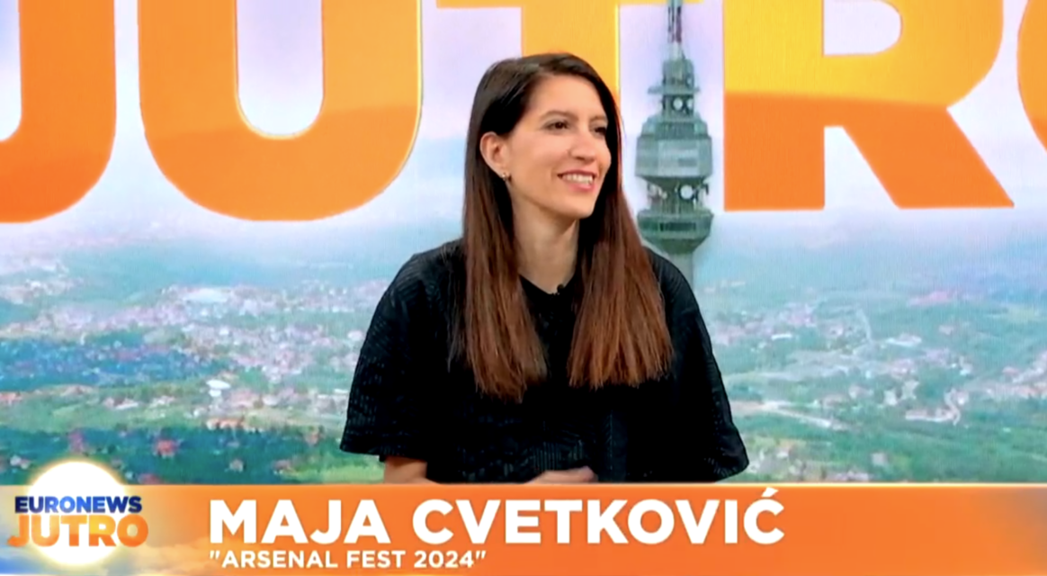 Maja Cvetković, gostovanje Euronews